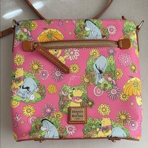 Dooney & Bourke Pink Floral Winnie the Pooh Crossbody Bag